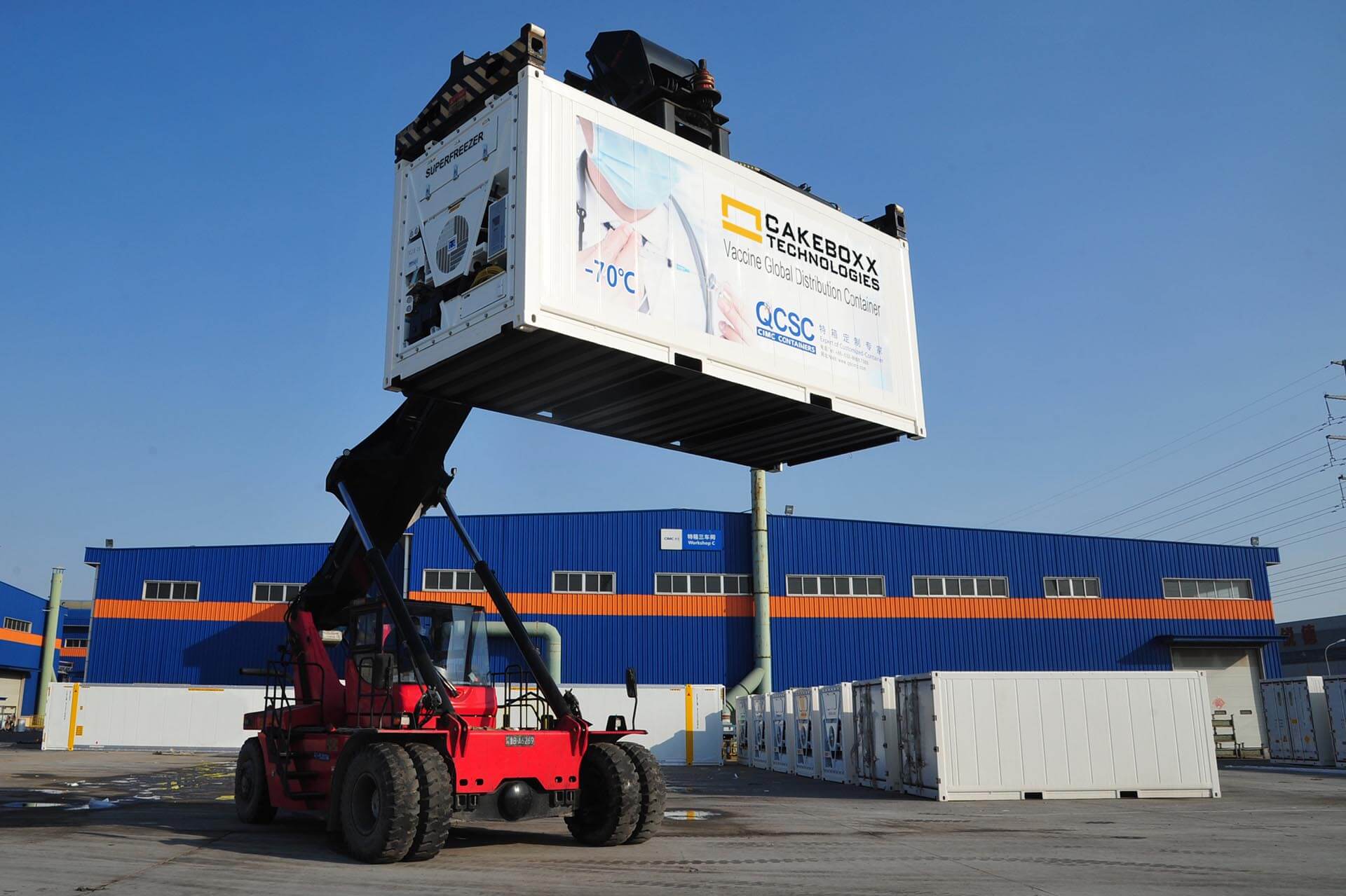 Vaccine-ready -70°C Reefer Container